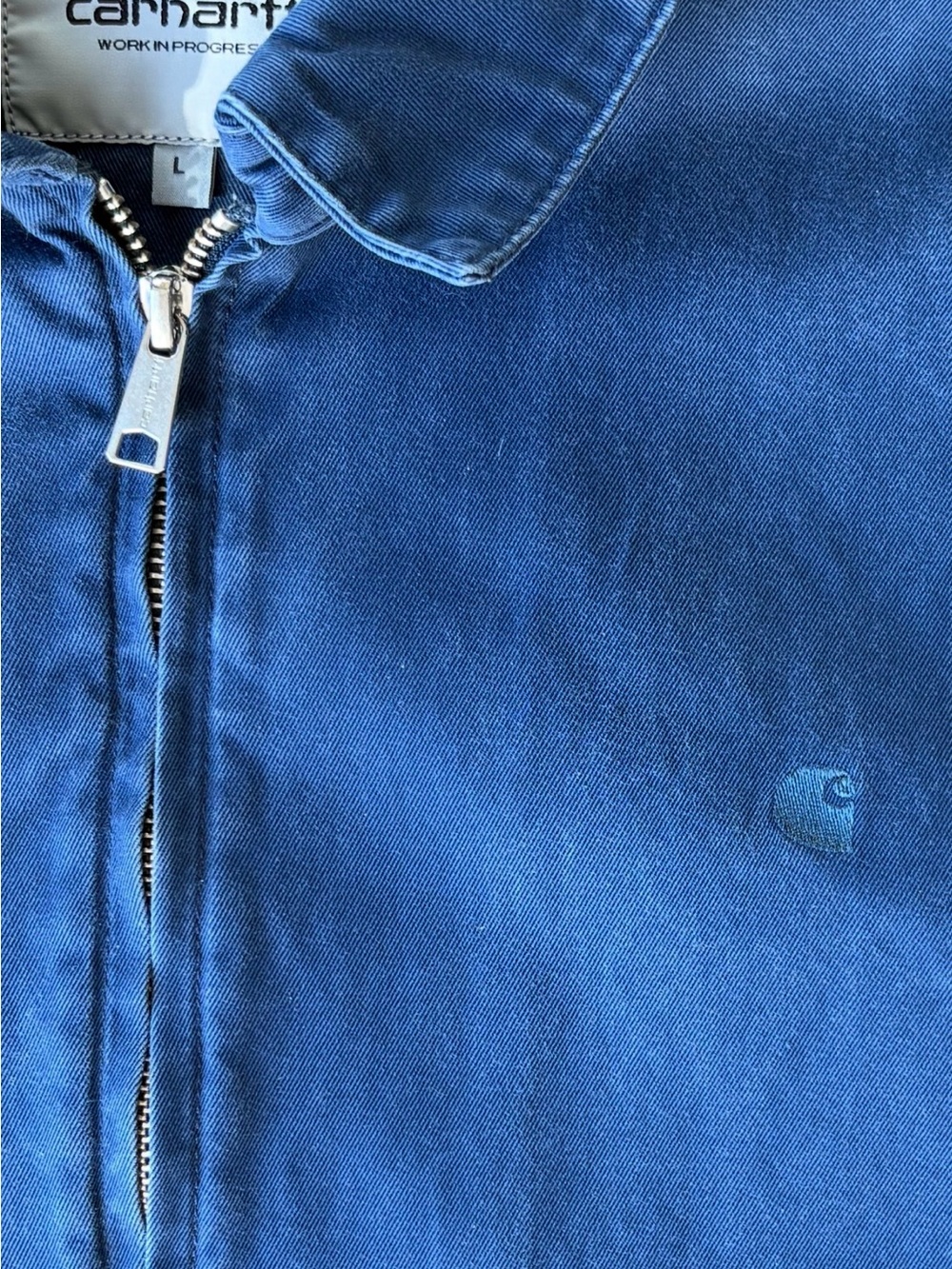 Carhartt Navy Zip-Front Bomber Jacket - Picture 2 of 4